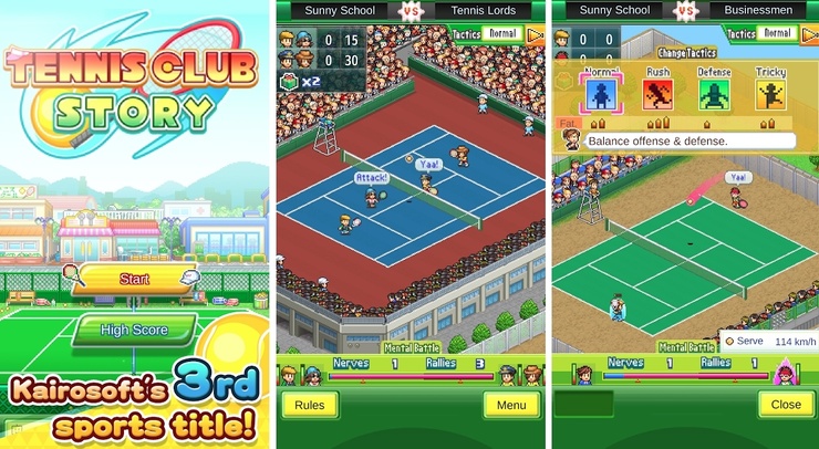 Tennis Club Story game screenshot