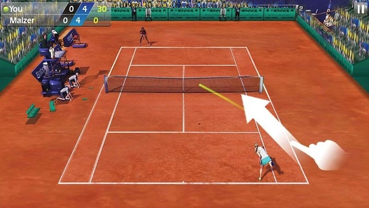 3D Tennis game screenshot