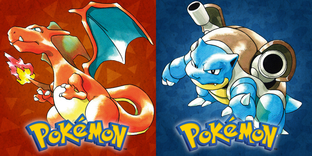 Pokémon Red and Blue two pokemon