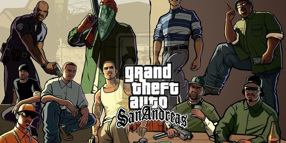 GTA Sun Andreas logo art