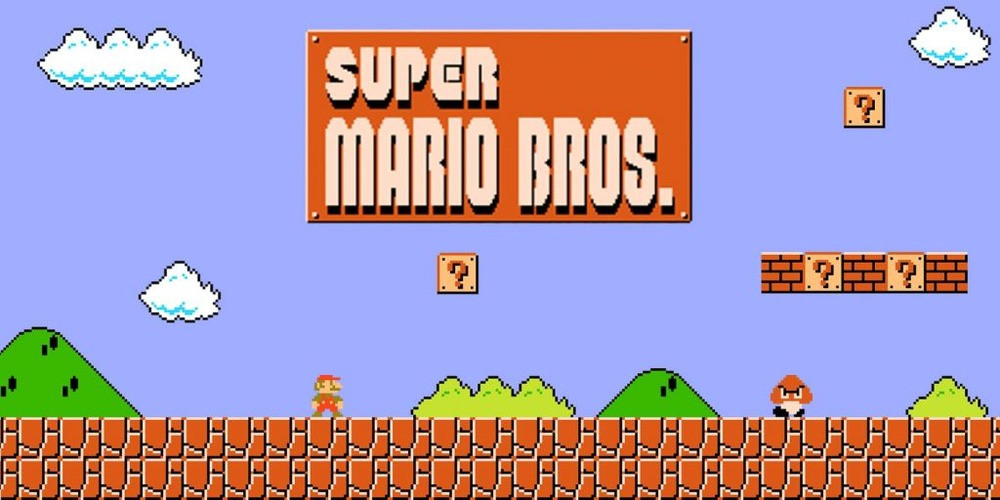 Super Mario game screen